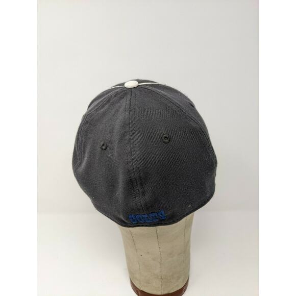New Era 39Thirty Size Medium-Large Hat Cap Grey & Blue NFL Colts Football - Picture 6 of 11